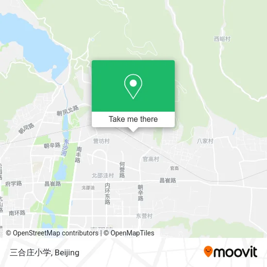 三合庄小学 map