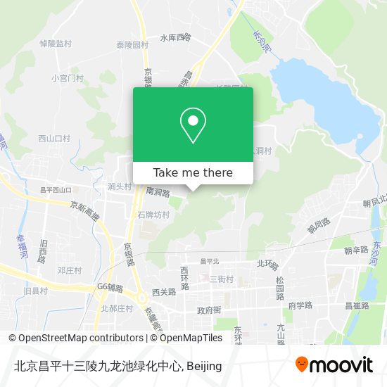 北京昌平十三陵九龙池绿化中心 map