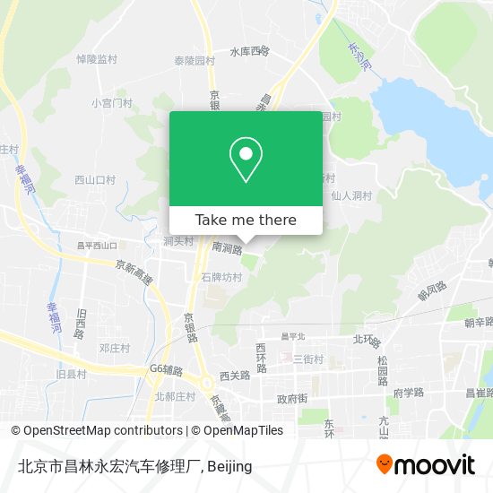 北京市昌林永宏汽车修理厂 map