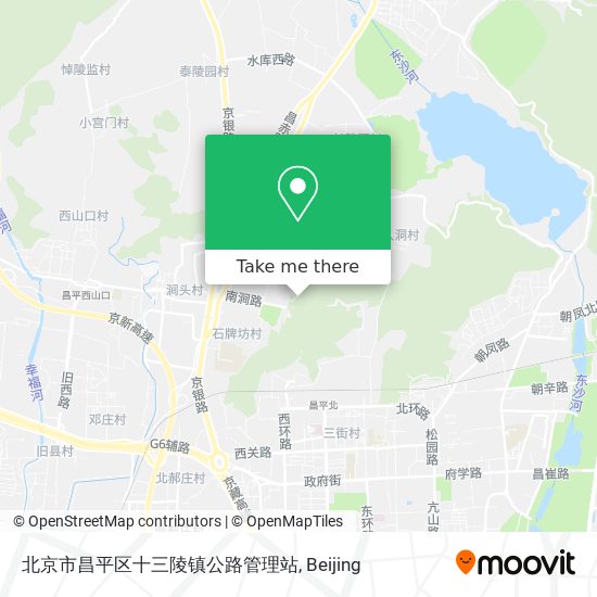 北京市昌平区十三陵镇公路管理站 map