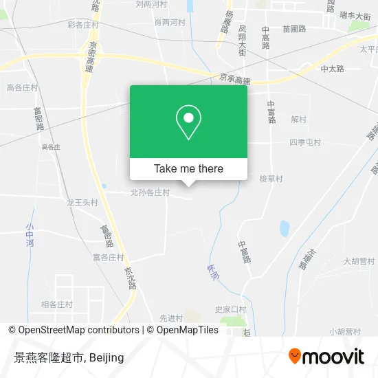 景燕客隆超市 map