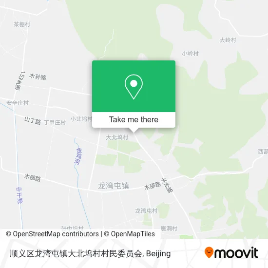 顺义区龙湾屯镇大北坞村村民委员会 map