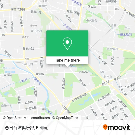 恋日台球俱乐部 map