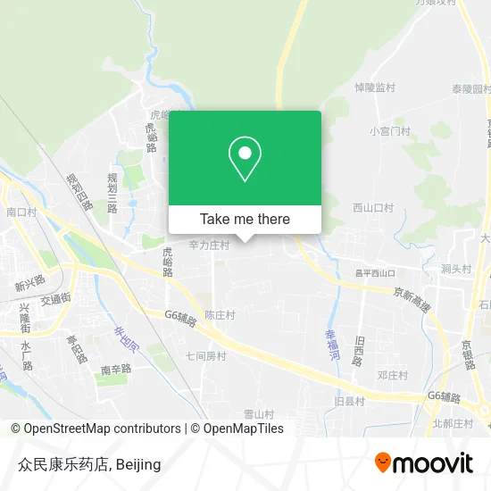 众民康乐药店 map