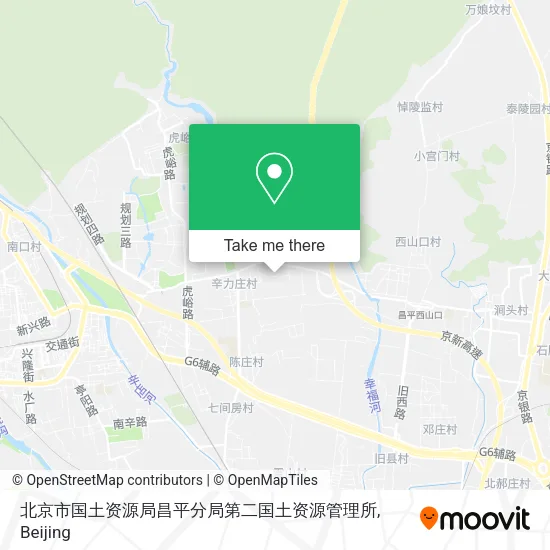 北京市国土资源局昌平分局第二国土资源管理所 map