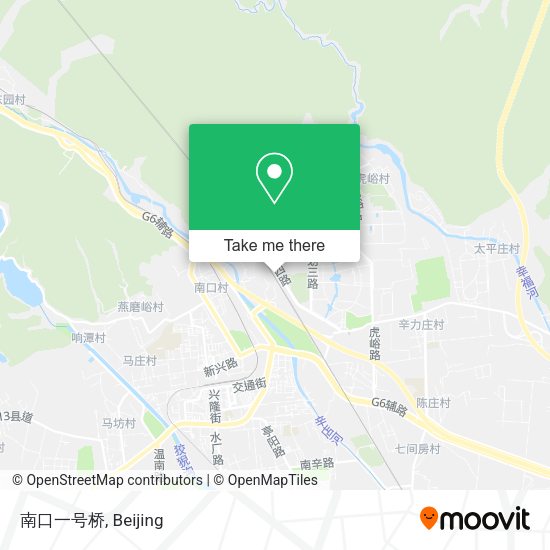 南口一号桥 map