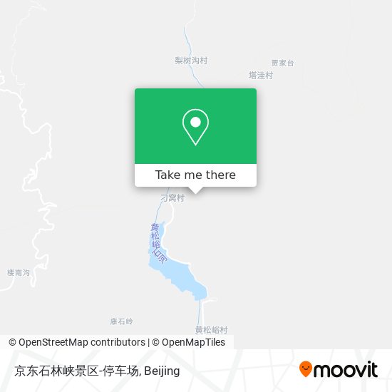 京东石林峡景区-停车场 map