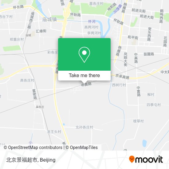北京景福超市 map