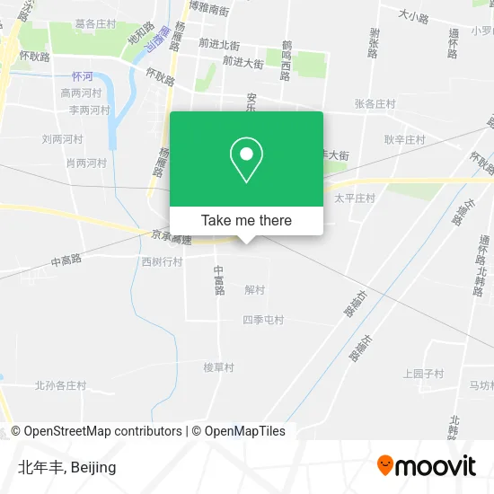 北年丰 map