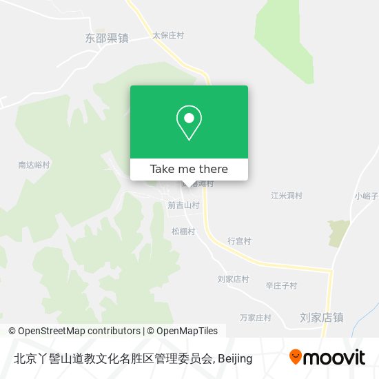 北京丫髻山道教文化名胜区管理委员会 map