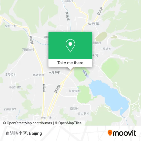 泰胡路小区 map