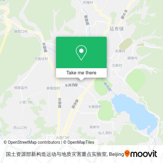 国土资源部新构造运动与地质灾害重点实验室 map