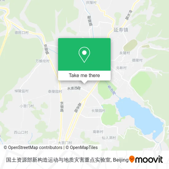 国土资源部新构造运动与地质灾害重点实验室 map
