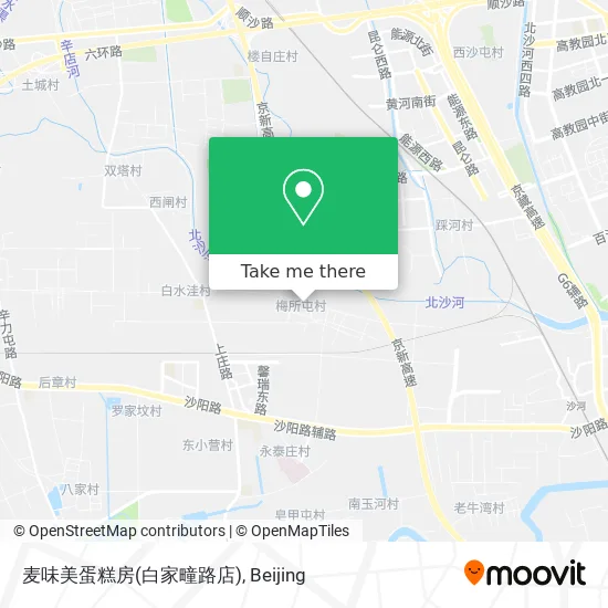 麦味美蛋糕房(白家疃路店) map