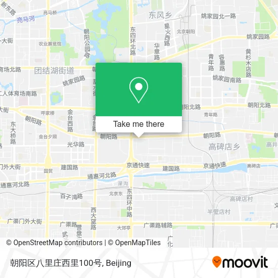朝阳区八里庄西里100号 map