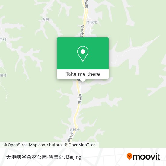 天池峡谷森林公园-售票处 map