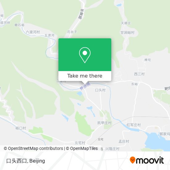 口头西口 map