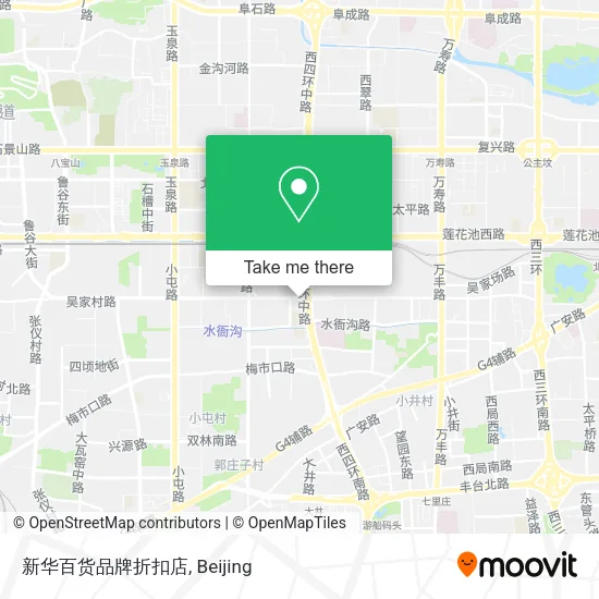 新华百货品牌折扣店 map