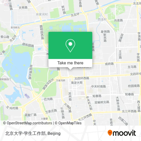 北京大学-学生工作部 map
