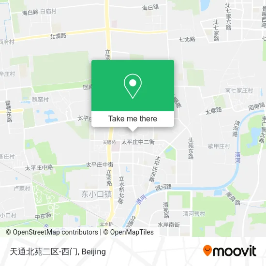 天通北苑二区-西门 map