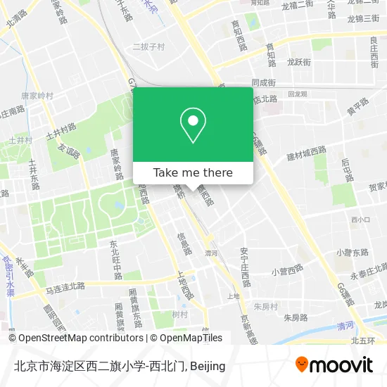 北京市海淀区西二旗小学-西北门 map