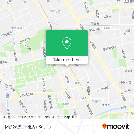 比萨家族(上地店) map