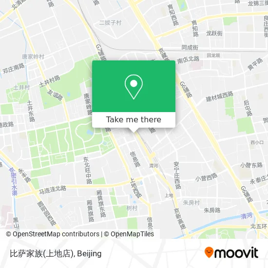 比萨家族(上地店) map