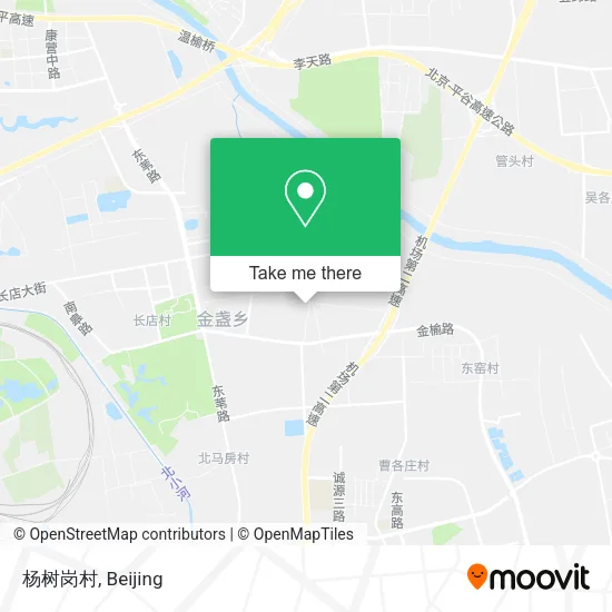 杨树岗村 map