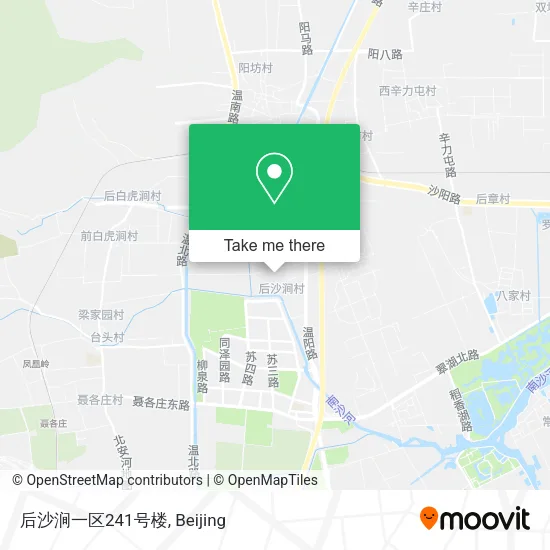 后沙涧一区241号楼 map