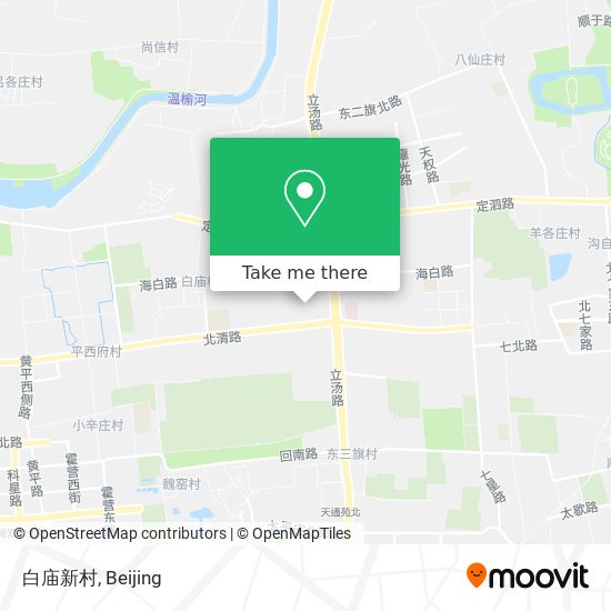 白庙新村 map