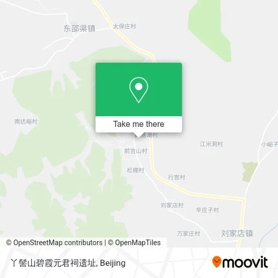 丫髻山碧霞元君祠遗址 map
