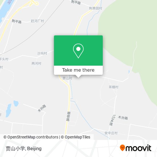贾山小学 map
