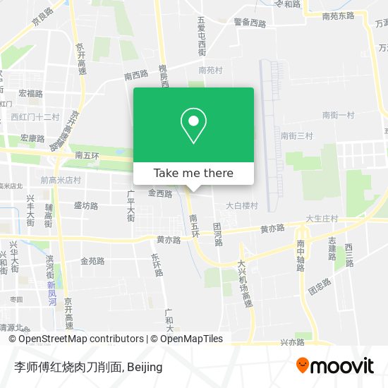 李师傅红烧肉刀削面 map