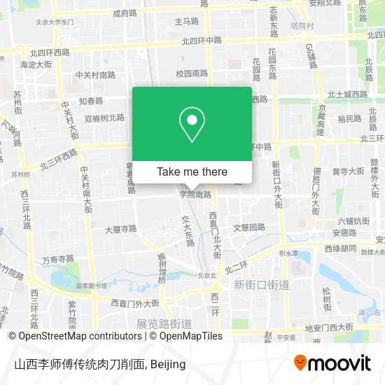 山西李师傅传统肉刀削面 map