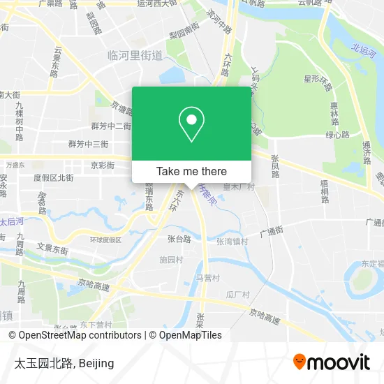 太玉园北路 map