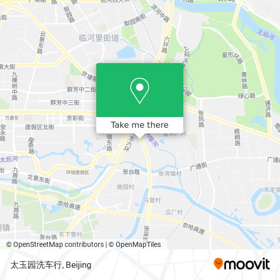 太玉园洗车行 map