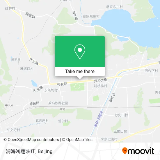 润海鸿莲农庄 map
