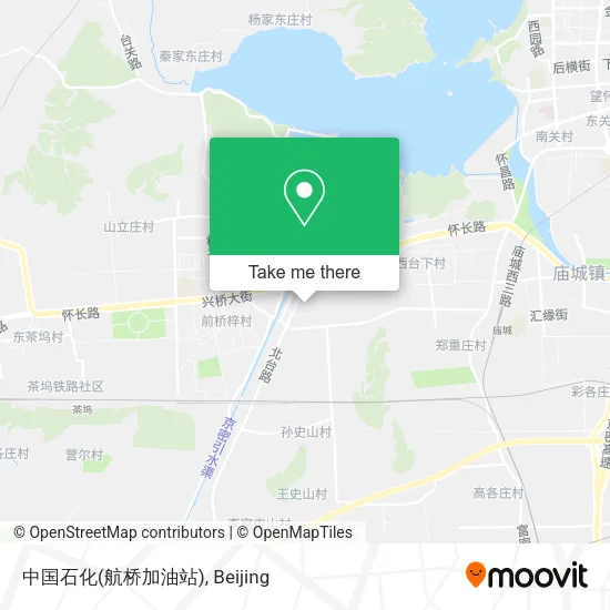中国石化(航桥加油站) map