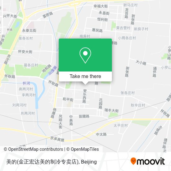 美的(金正宏达美的制冷专卖店) map