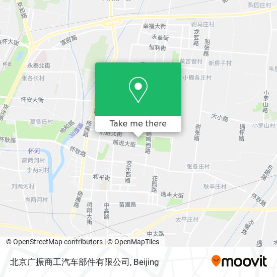 北京广振商工汽车部件有限公司 map