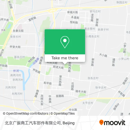 北京广振商工汽车部件有限公司 map