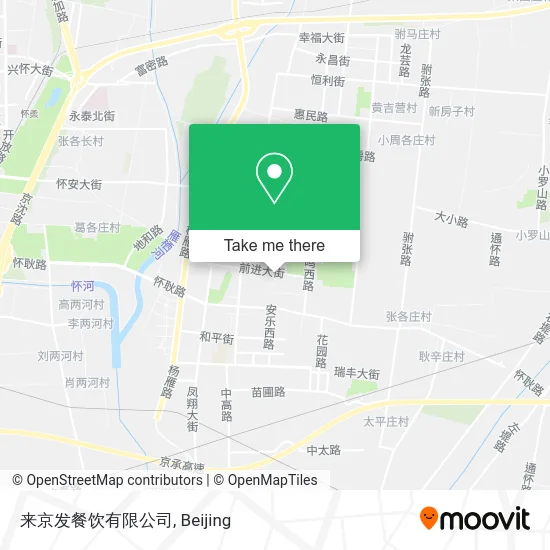 来京发餐饮有限公司 map