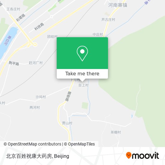 北京百姓祝康大药房 map