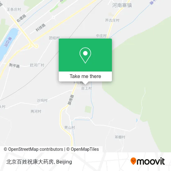 北京百姓祝康大药房 map