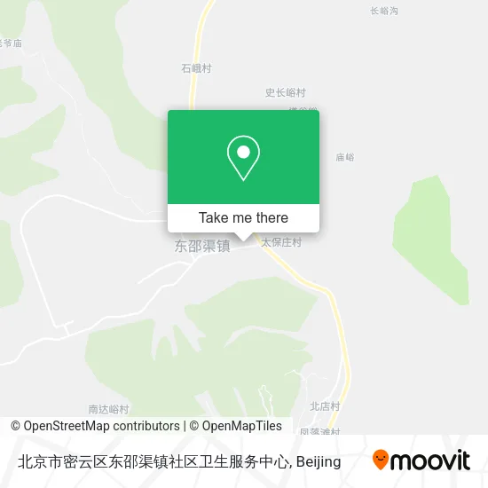 北京市密云区东邵渠镇社区卫生服务中心 map