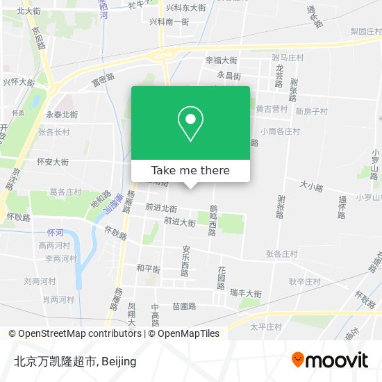 北京万凯隆超市 map