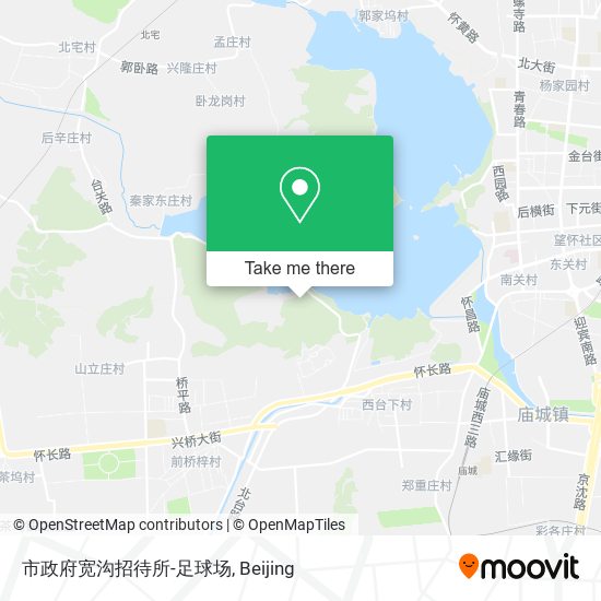 市政府宽沟招待所-足球场 map