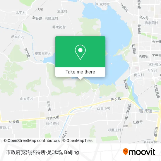市政府宽沟招待所-足球场 map