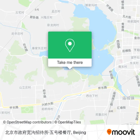 北京市政府宽沟招待所-五号楼餐厅 map