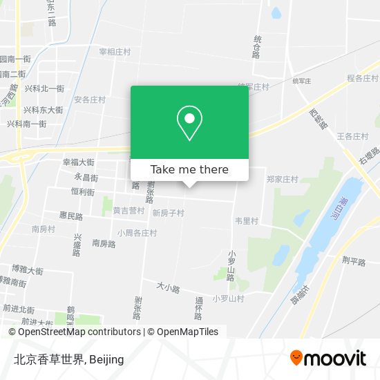 北京香草世界 map